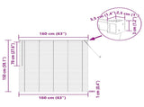 Venetian Blind Silver Grey 150 x 160 cm 25 mm PVC 42003692