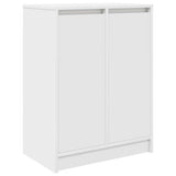 Shoe Cabinet White 57x34x76 cm Engineered Wood 861868