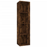 Book Cabinet/TV Cabinet Smoked Oak 36x30x143 cm Engineered Wood 815246
