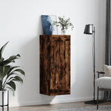 Wall Mounted Cabinet Smoked Oak 34.5x34x90 cm Engineered Wood 830505
