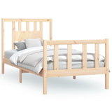 Bed Frame without Mattress Solid Wood Pine 100x200 cm 3188156