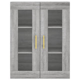 Highboard Grey Sonoma 69.5x34x180 cm Engineered Wood 3198207