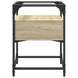 Bedside Cabinet Sonoma Oak 40x40x55 cm Engineered Wood 846076