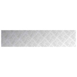 Stair Tread Rectangular 4 pcs Silver 90 x 20 cm Aluminium 4104264
