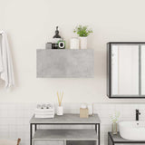 Bathroom Wall Cabinet Concrete Grey 60x25x30 cm Engineered Wood 860061