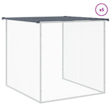Chicken Cage with Roof Anthracite 603x98x90 cm Galvanised Steel 3189051