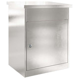 Parcel Drop Box Silver 47.5 x 38 x 59 cm Stainless Steel 874944