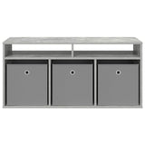 Lowboard with Drawer Concrete Grey 102 x 32 x 48.5 cm 8000591