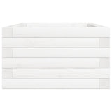 Garden Planter White 70x40x23 cm Solid Wood Pine 847219