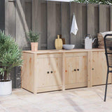 Kitchen Cabinet with Shelf MEPPEL Brown Oak 106 x 55 x 64 cm 868181