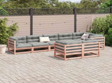 8 Piece Garden Sofa Set Solid Wood Douglas Fir 3299502