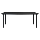 9 Piece Garden Dining Set Black PVC Rattan 3060278