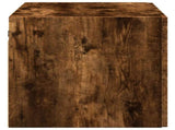 Wall Cabinet Smoked Oak 70x42.5x40 cm Engineered Wood 846121