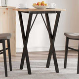 Dining Table Legs X-Frame 40x40x73 cm Steel 357903