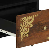 TV Cabinet Honey Brown 70 x 33 x 46 cm Solid Mango Wood 4018737