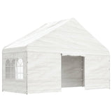 Gazebo with Roof White 4.46x5.88x3.75 m Polyethylene 3155494