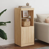 Sideboard with LED Lights Sonoma Oak 41x37x100 cm 836688