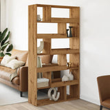 Room Divider Artisian Oak 100x33x187.5 cm Engineered Wood 3309509