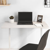 Desk Top White 80x40x2,5 cm Solid Wood Pine 824426