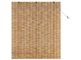 Roller Blind Brown 140 x 220 cm Reed 42034662