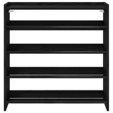 Shoe Rack Black 80x25x81 cm Engineered Wood 859906