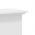 ZNTS Plant Stand White 33x33x80 cm Engineered Wood 852969