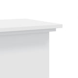 ZNTS Plant Stand White 33x33x80 cm Engineered Wood 852969