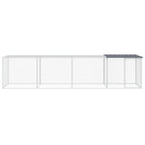 Chicken Cage with Roof Anthracite 403x98x90 cm Galvanised Steel 3189040
