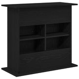 Aquarium Stand Black Oak 81x36x73 cm Engineered Wood 862152