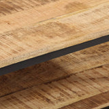 Coffee Table 100x50x35 cm Solid Rough Wood Mango 374069
