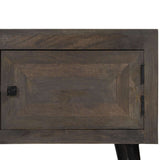 TV Cabinet Solid Mango Wood 140x30x45 cm 245910