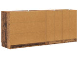 Sideboard with Drawer 3 pcs Old Wood Engineered Wood 3415711