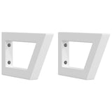Basin Shelf Wall Mounted Steel and Solid Wood Beech 3302326