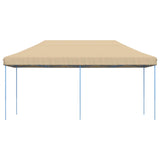 Party Tent Folding Beige 292 x 580 x 315 cm Oxford Fabric 42023643