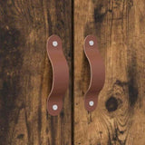 Bed Frame with Storage Smoked oak 140 x 190 cm Engineered wood 3335433