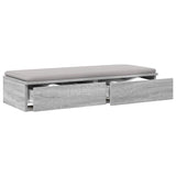 Bed Drawers Grey Sonoma 80 x 36.5 x 16.5 cm Engineered Wood 866928