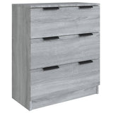 3 Piece Sideboards Grey Sonoma Engineered Wood 3115802