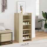 Shoe Cabinet Sonoma Oak 52x37.5x100 cm Engineered Wood 848446