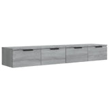 Wall Cabinets 2 pcs Grey Sonoma 68x30x20 cm Engineered Wood 3115898