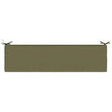 2-Piece Bench Cushions SOEST 100% Polyester Olive Green 949835