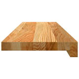 Window Sills 2 pcs Light Brown 80x20x2 cm Solid Wood Oak 4009134