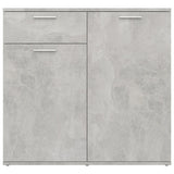 Sideboard Concrete Grey 80x36x75 cm Engineered Wood 805774