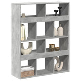 Room Divider Concrete Grey 100x33x125.5 cm Engineered Wood 3309522