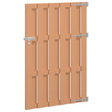 Garden Gate 100 x 150 cm WPC and Aluminium Brown 42039051