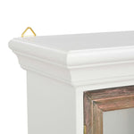 Wall Cabinet White 49x22x59 cm Engineered Wood 280073