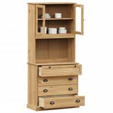 Highboard "VIGO" 80x40x176 cm Solid Wood Pine 3200583