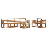 Outdoor Sofa Set 7 pcs Natural 3366037