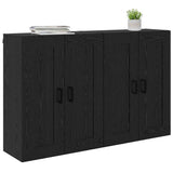 Wall-mounted Cabinet 2 pcs Black Oak 69.5 x 34 x 90 cm 3415597