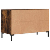 TV Cabinet Smoked Oak 80x36x50 cm Engineered Wood 828977