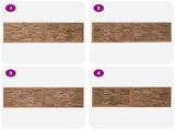 Bed Headboard Natural Solid Teak Wood 42024556